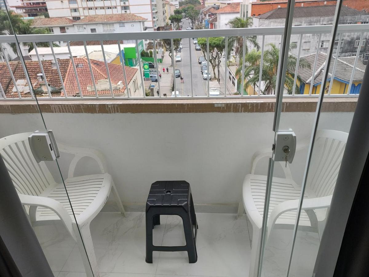 Apartamento Na Praia Do Gonzaga Santos  Luaran gambar